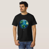 Een schilderij van de aarde in de ruimte t-shirt (Voorkant volledig)