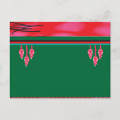 Een schilderij van een kikker in een grasveld briefkaart (Voorkant)