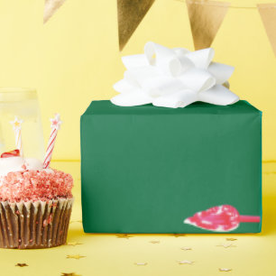 Een schilderij van een kikker in een grasveld cadeaupapier