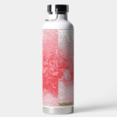 Een schilderij van een rode hemel met bomen waterfles (Rechts)