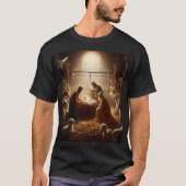 Een schilderij van Reyes Magos in een kooi met een T-shirt (Voorkant)
