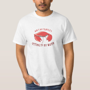Een schildpad kwam aan het water? Nee. T-shirt
