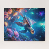 Een schildpad legpuzzel (Horizontaal)