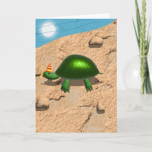 Een schildpad-ly Geweldige verjaardag Kaart (Voorkant)