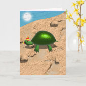 Een schildpad-ly Geweldige verjaardag Kaart (Gele Bloem)