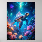 Een schildpad poster (Voorkant)