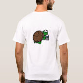 Een schildpad steelt mijn hond t-shirt (Achterkant)