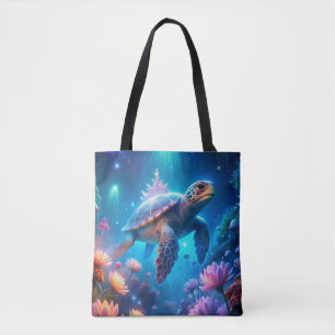 Een schildpad tote bag