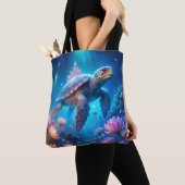 Een schildpad tote bag (Dichtbij)