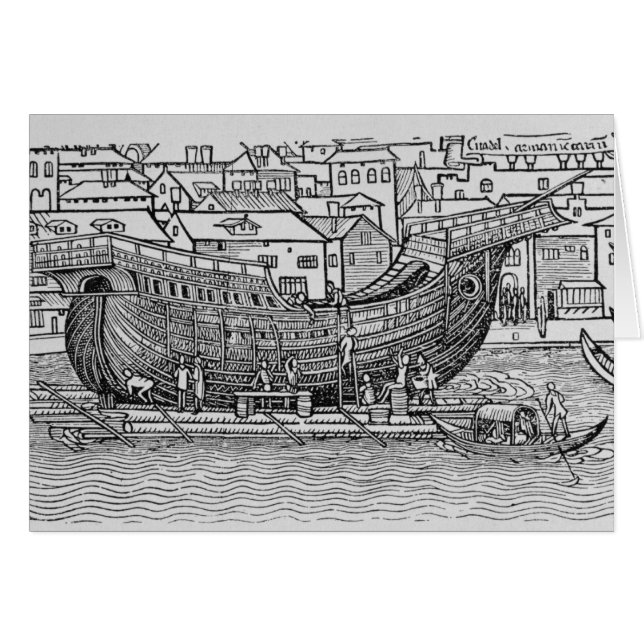 Een schip bouwen (Voorkant Horizontaal)