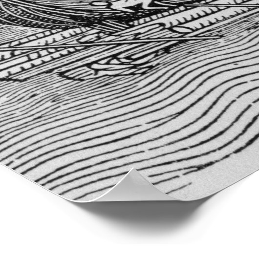 Een schip bouwen poster (Hoek)