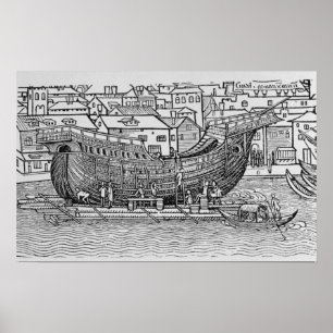 Een schip bouwen poster