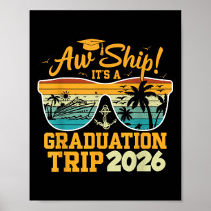 Een schip! Het is een Afstuderen reis 2026 Cruise Poster