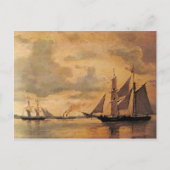 een schip in zee 03 briefkaart (Voorkant)