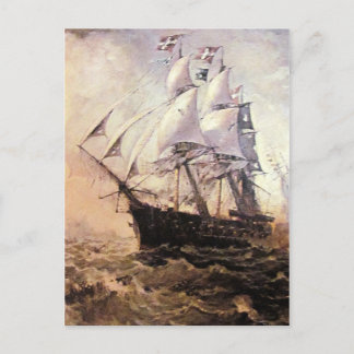 een schip in zee 05 briefkaart