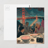 Een Schitterend Diner bij de Brug Briefkaart (Voorkant / Achterkant)