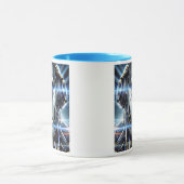 Een schitterende androïde uit een verre toekomst. mok (Midden)