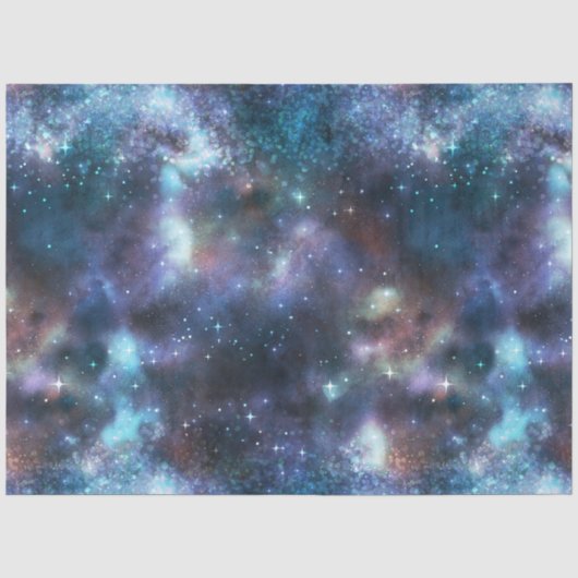 Een schitterende Galaxy Series ontwerp 3 Tissuepapier (Voorkant)
