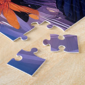 Een schitterende vogel legpuzzel (Zijkant)