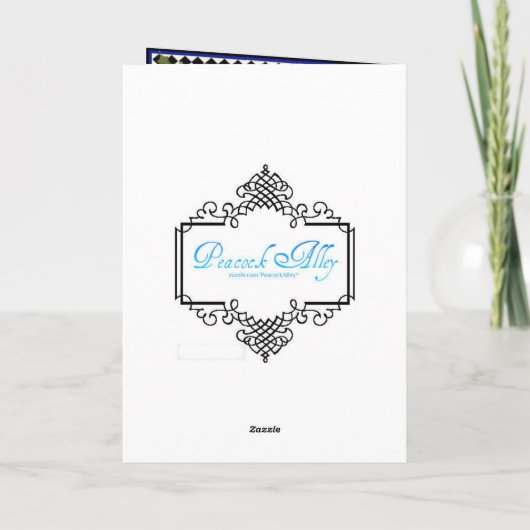 Een Schnauzer Kerstmis Feestdagen Kaart (Achterkant)