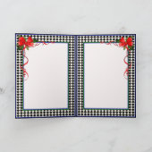 Een Schnauzer Kerstmis Feestdagen Kaart (Binnen)