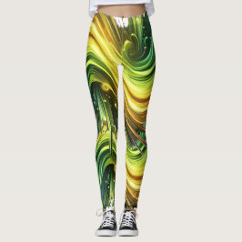 Een schokgolf is een dynamische en futuristische v leggings