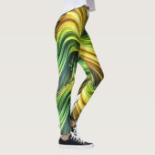 Een schokgolf is een dynamische en futuristische v leggings (Rechts)