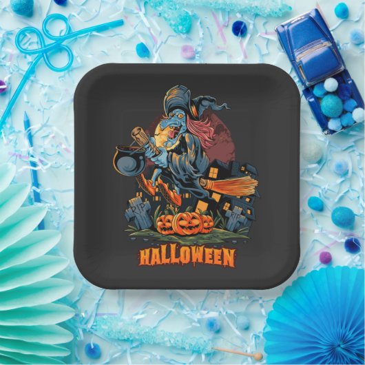 Een schokkende blik op een Bord van papier (Feest)