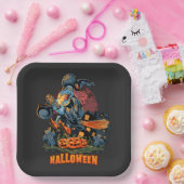 Een schokkende blik op een Bord van papier (Feest)