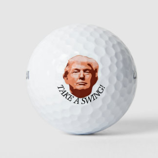 EEN SCHOMMEL NAAR TRUMP GOLFBALLEN
