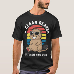 Een Schone Bever Krijgt Altijd Meer Hout familie T-shirt