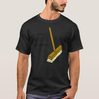 Een schone dataset is een gelukkige dataset t-shirt