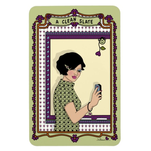 Een schone lei_A_4x6-koelkast Magnet Magneet (Verticaal)