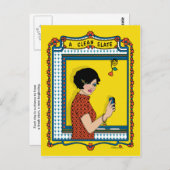 Een schone lei_B_ Briefkaart (Voorkant / Achterkant)