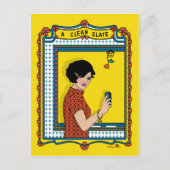 Een schone lei_B_ Briefkaart (Voorkant)