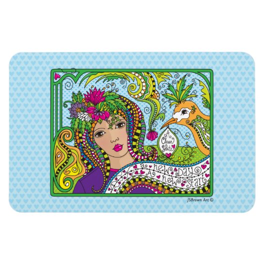 Een schone lei_Flexibele magneet 6" x 4" (Horizontaal)