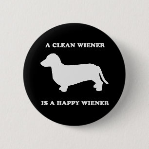 Een schone vrouw is een vrolijke vrouw ronde button 5,7 cm