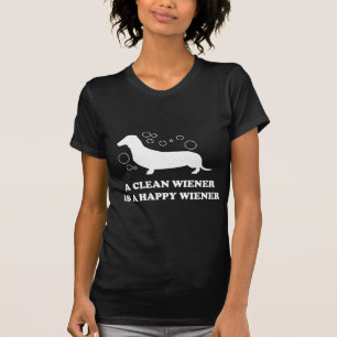 Een schone vrouw is een vrolijke vrouw t-shirt