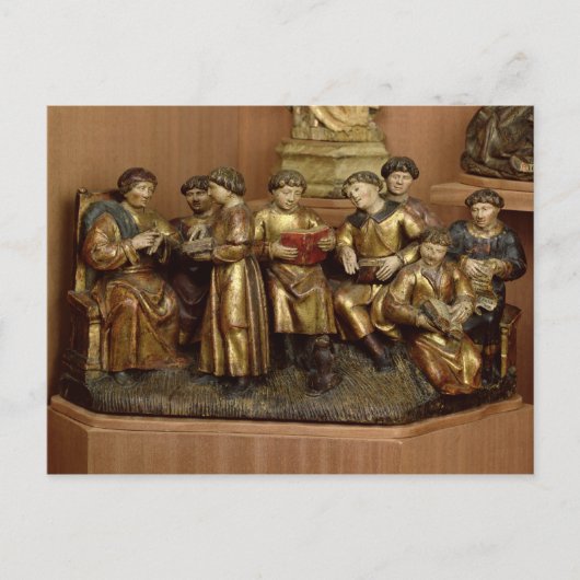 Een school briefkaart (Voorkant)