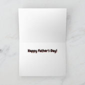 Een schoolbord tribute: Ik ❤️ Papa Kaart (Binnen)