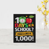 Een schooldag voelt als een 1 kaart (Gele Bloem)