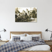 Een schoolkamer canvas afdruk (Insitu (Slaapkamer))