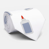 Een schoollijm uit de jaren 80, 90 stropdas (Opgerold)