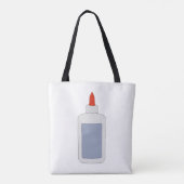 Een  schoollijm uit de jaren 80, 90 tote bag (Achterkant)