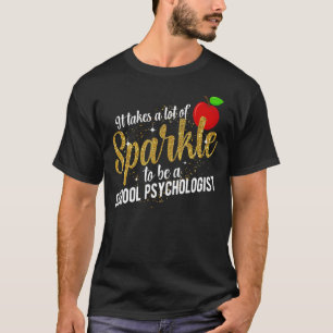 Een schoolpsycholoog schoolplein t-shirt