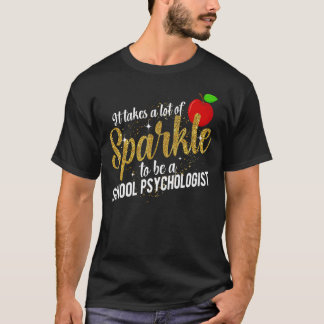 Een schoolpsycholoog schoolplein t-shirt