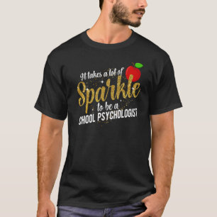 Een schoolpsycholoog schoolplein t-shirt