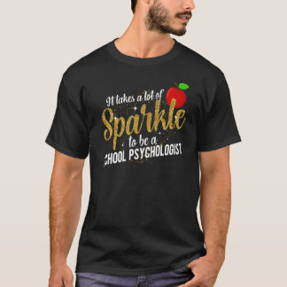 Een schoolpsycholoog schoolplein t-shirt