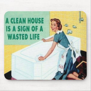 Een schoon huis is... muismat
