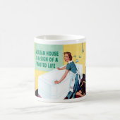 Een schoon huis koffiemok (Center)